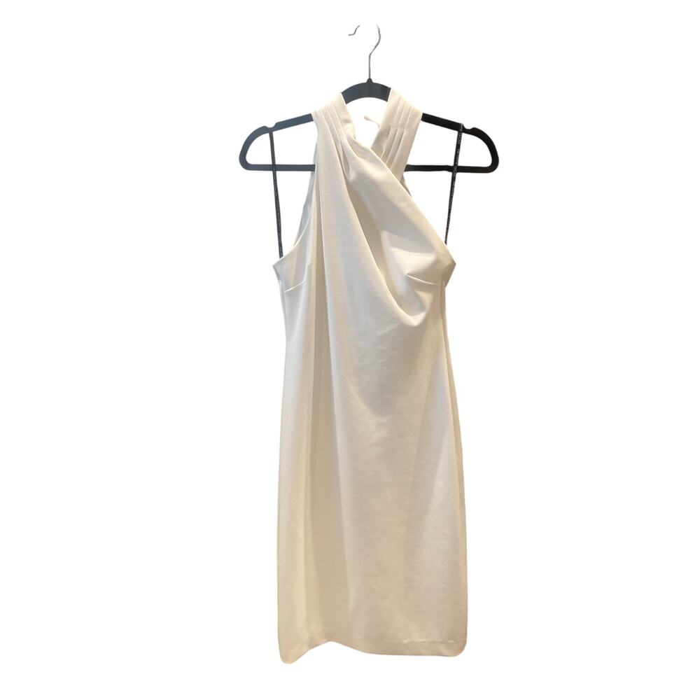 Rachel Roy white pageant interview dress size medium